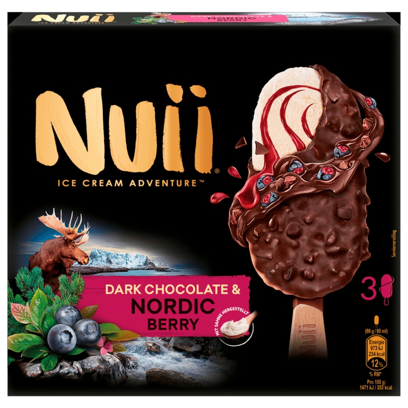 Nuii Eis Dark Chocolate Nordic Berry 3x90ml Bei Rewe Online Bestellen